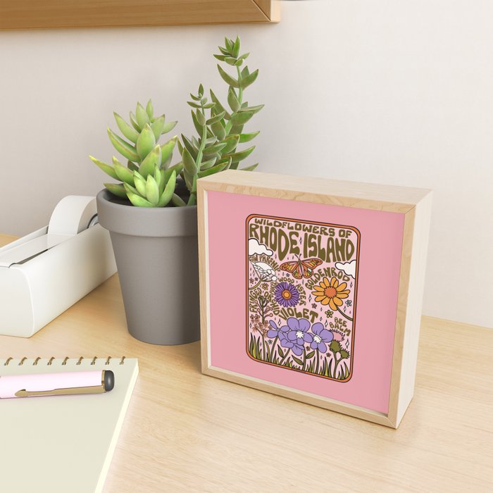 Rhode Island Wildflowers Mini Art Print Gallery Image 2