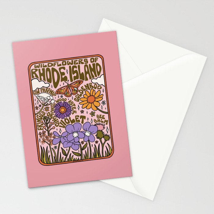 Rhode Island Wildflowers Stationery Card Gallery Image 2
