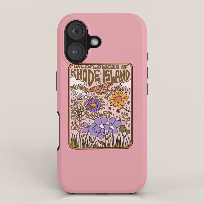 Rhode Island Wildflowers iPhone Case Gallery Image 1