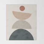 Minimal Shapes No 33 Throw Blanket Gallery Image 2