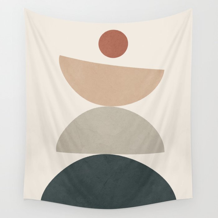 Minimal Shapes No 33 Wall Tapestry Gallery Image 4