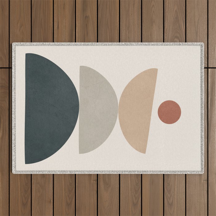 Minimal Shapes No 33 Outdoor Rug Gallery Image 1