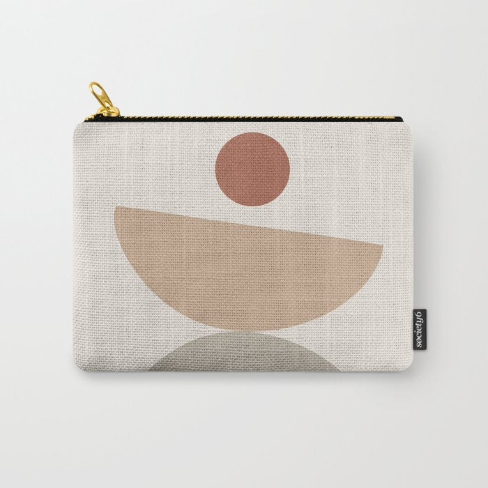 Minimal Shapes No 33 Carry All Pouch Gallery Image 1