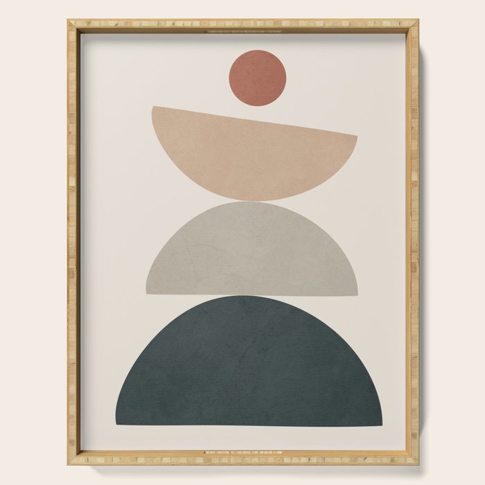 Minimal Shapes No 33 Serving Tray Gallery Image 1