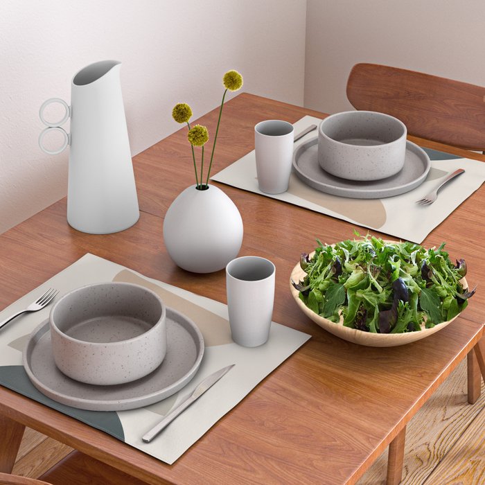 Minimal Shapes No 33 Placemat Gallery Image 2
