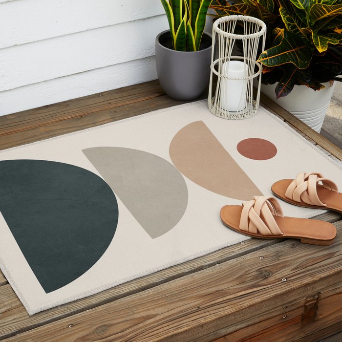 Minimal Shapes No 33 Outdoor Rug Gallery Image 2
