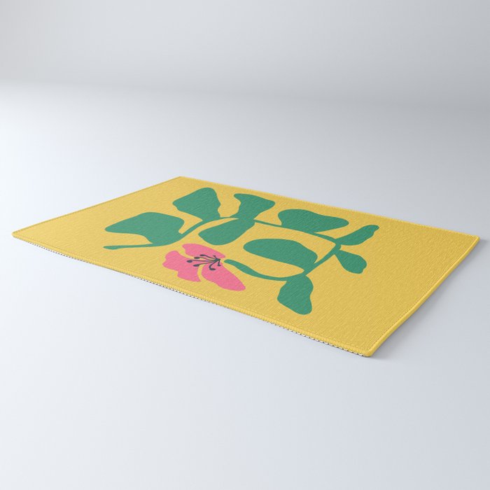 Midcentury Hibiscus 2 Rug Gallery Image 3