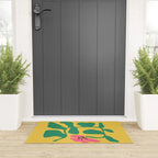 Midcentury Hibiscus 2 Welcome Mat Gallery Image 3