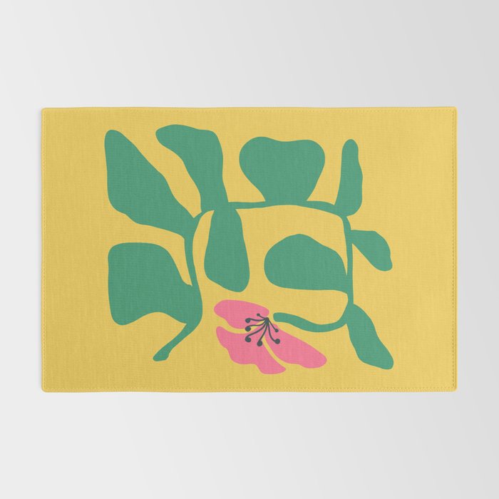 Midcentury Hibiscus 2 Rug Gallery Image 2