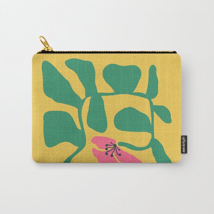Midcentury Hibiscus 2 Carry All Pouch Gallery Image 1