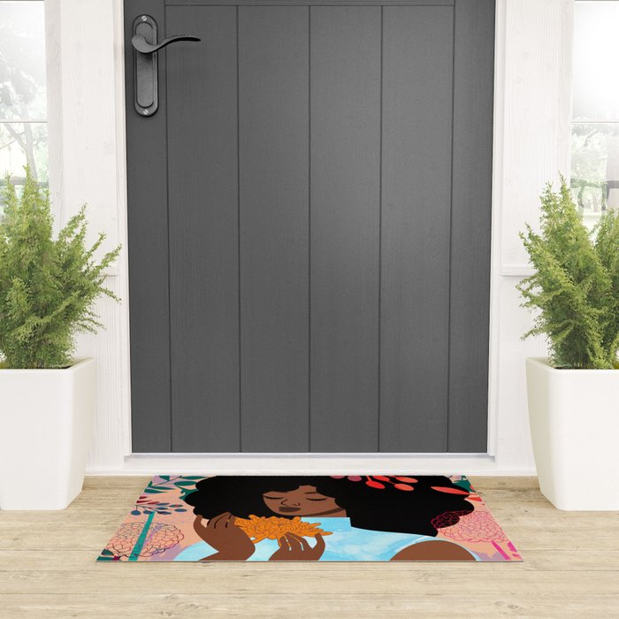 Chrysanthemums in November Welcome Mat Gallery Image 3