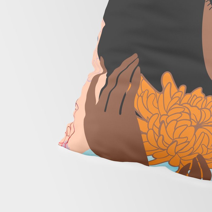 Chrysanthemums in November Pillow Sham Gallery Image 4