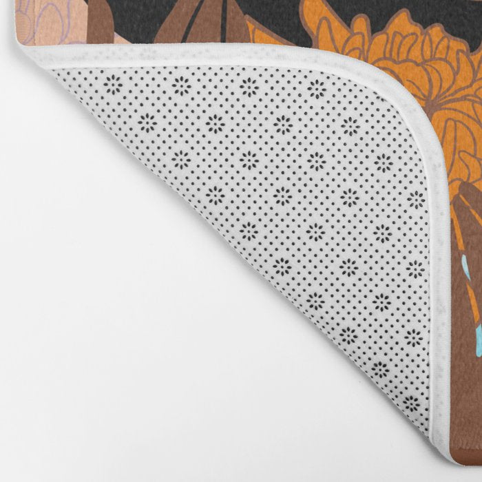 Chrysanthemums in November Bath Mat Gallery Image 2