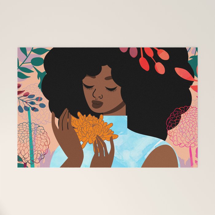 Chrysanthemums in November Welcome Mat Gallery Image 1