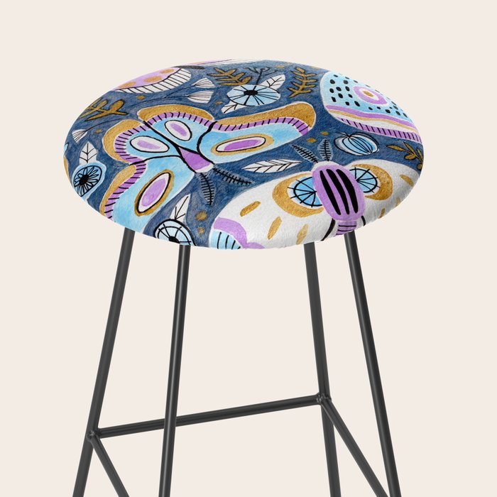 Moths & Butterflies Stool Gallery Image 2