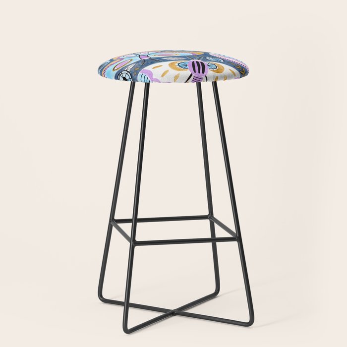 Moths & Butterflies Stool Gallery Image 1
