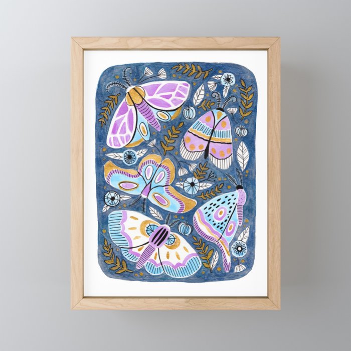 Moths & Butterflies Mini Art Print Gallery Image 1