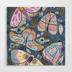 Moths & Butterflies Wood Wall Art Gallery Image 1