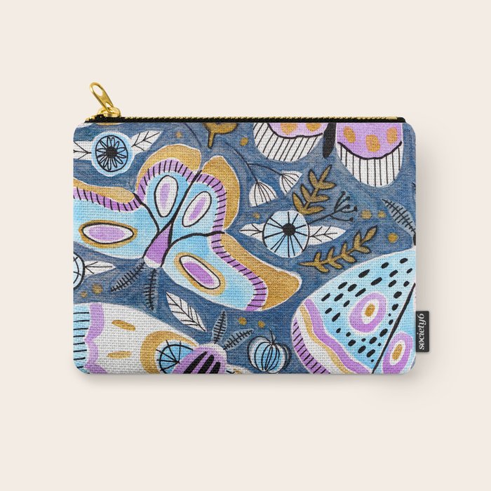 Moths & Butterflies Carry All Pouch Gallery Image 1