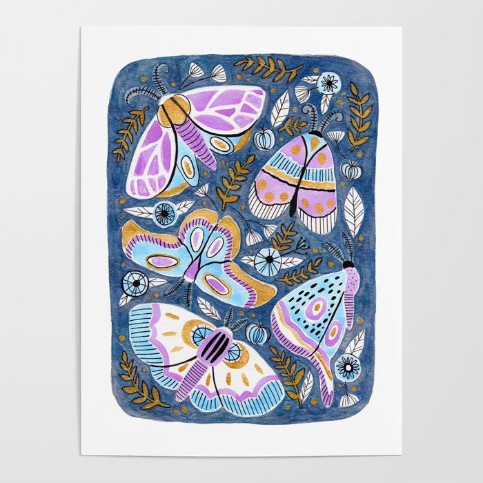 Moths & Butterflies Poster Gallery Image 4