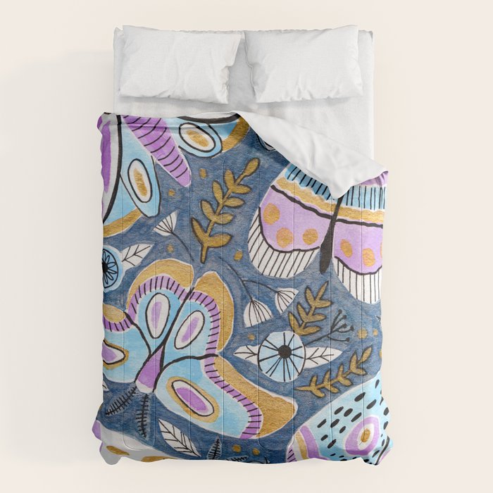 Moths & Butterflies Comforter Gallery Image 6