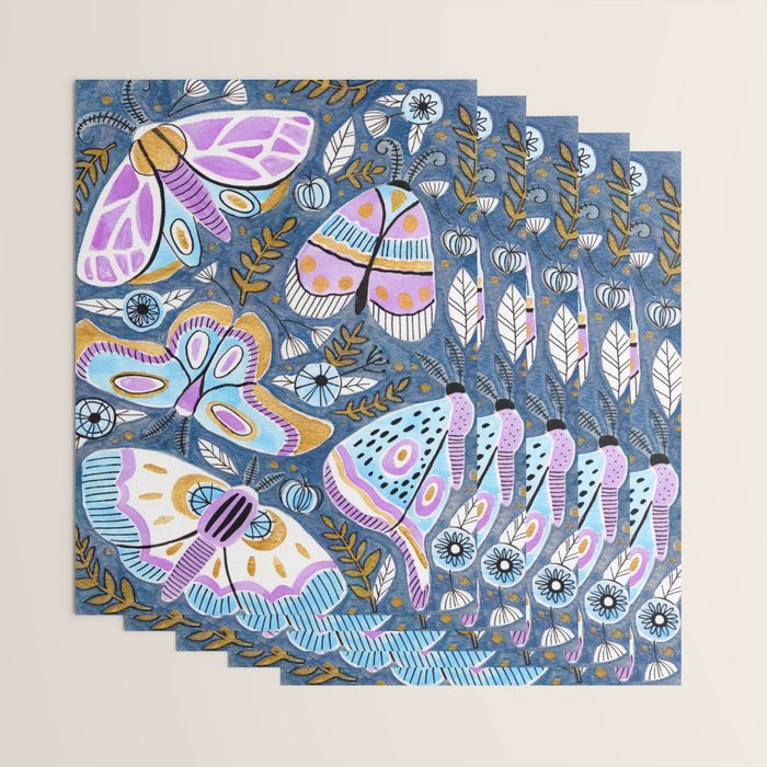 Moths & Butterflies Wrapping Paper Gallery Image 3