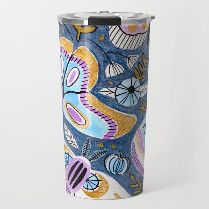 Moths & Butterflies Travel Mug Gallery Image 1