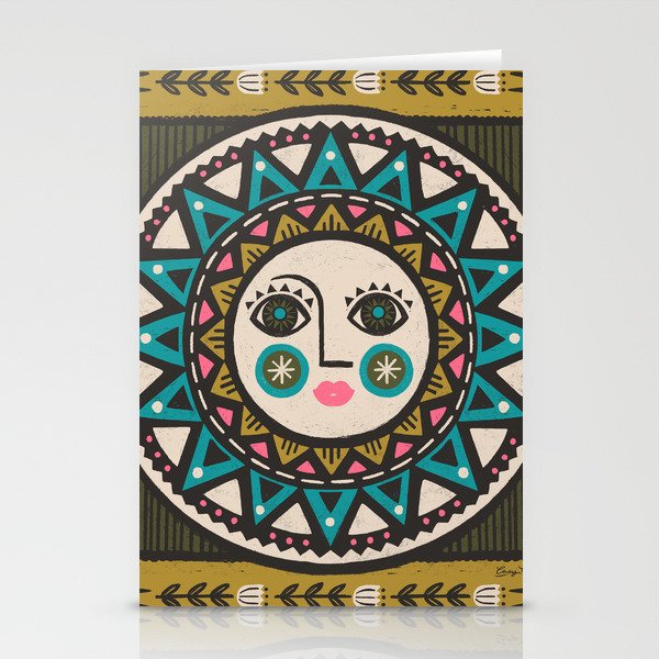 Sunshine & Flowers Stationery Card Gallery Image 1