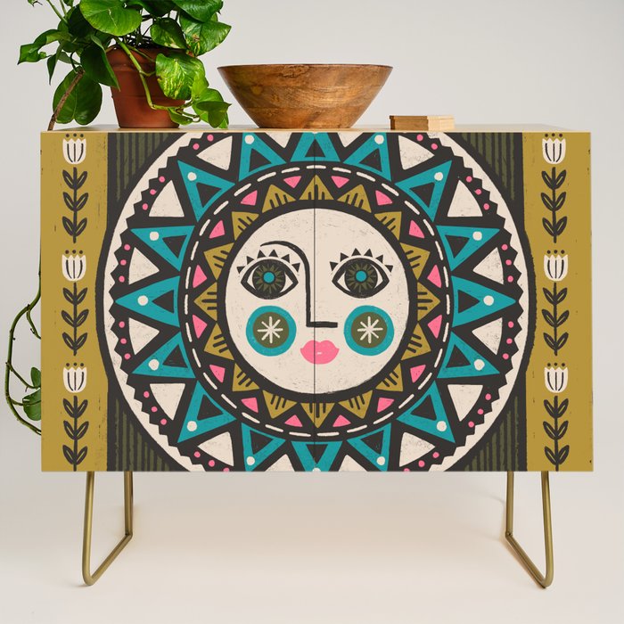 Sunshine & Flowers Credenza Gallery Image 1