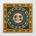 Sunshine & Flowers Wood Wall Art Gallery Image 1