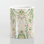 Green Pink Leaf Flower Paisley Coffee Mug Gallery Image 4