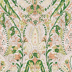 Green Pink Leaf Flower Paisley Coffee Mug Gallery Image 2
