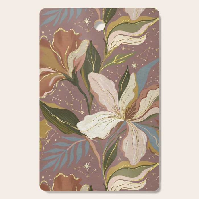 Celestial Iris Garden Cutting Board Gallery Image 1