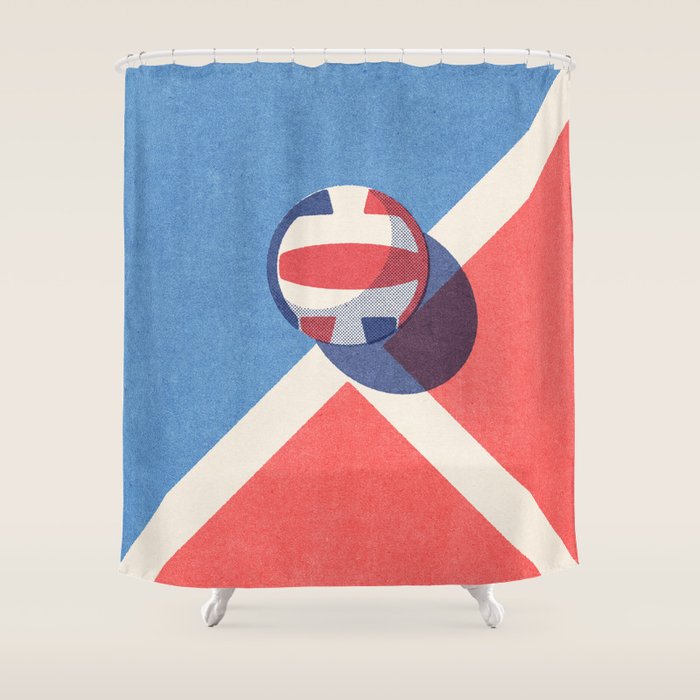 BALLS / Volleyball I Shower Curtain Gallery Image 1