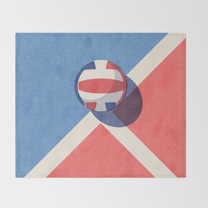 BALLS / Volleyball I Throw Blanket Gallery Image 2