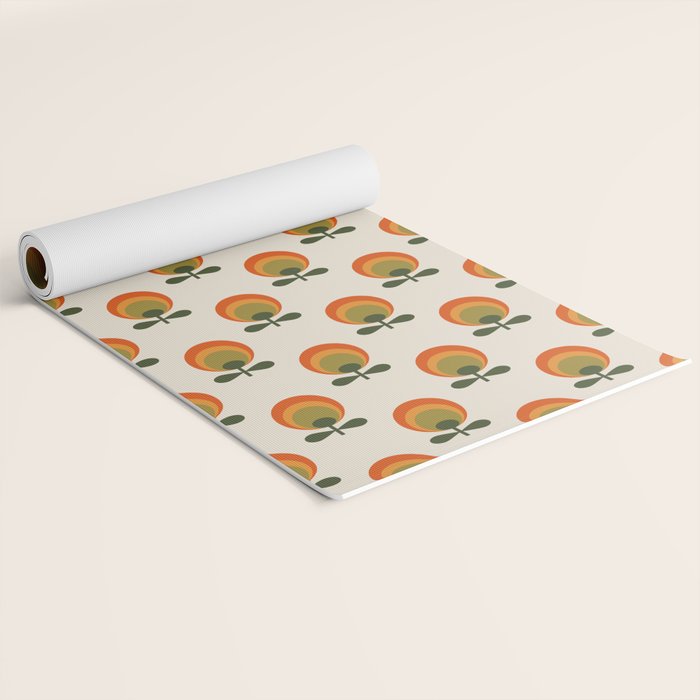 Bright Flowers Yoga Mat Gallery Image 2