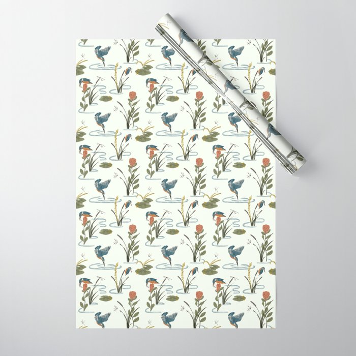 Flying Jewels Wrapping Paper Gallery Image 1