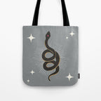 Slither - Gray Tote Bag Gallery Image 1
