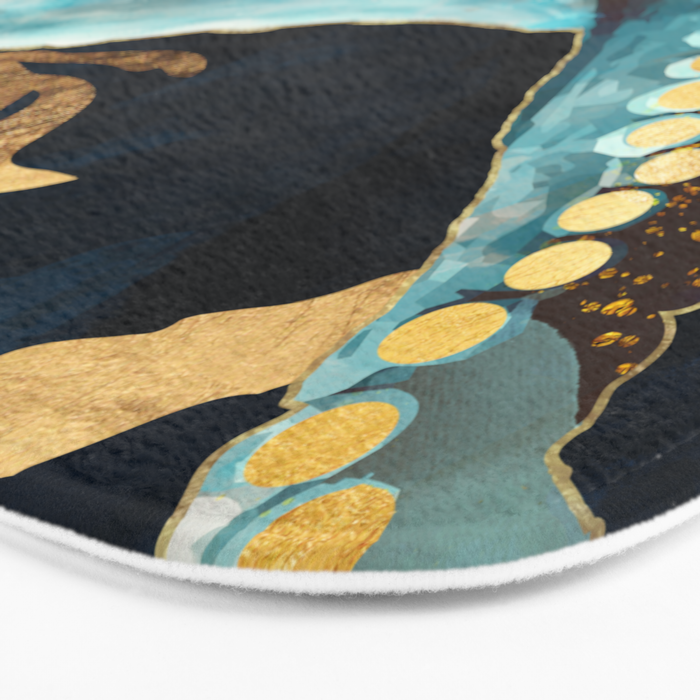 Indigo Octopus Bath Mat Gallery Image 3