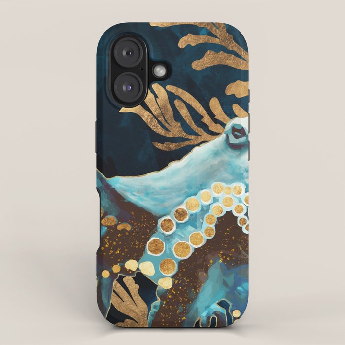 Indigo Octopus iPhone Case Gallery Image 1