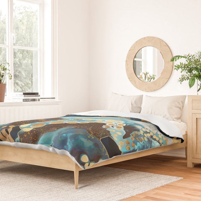 Indigo Octopus Duvet Cover Gallery Image 2