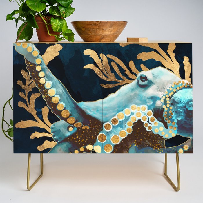 Indigo Octopus Credenza Gallery Image 1