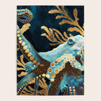 Indigo Octopus Poster Gallery Image 4