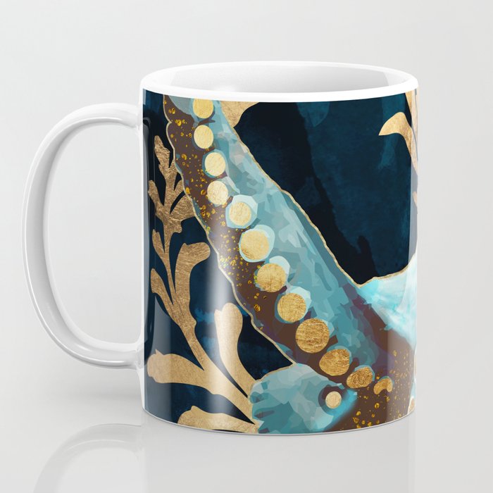 Indigo Octopus Coffee Mug Gallery Image 3