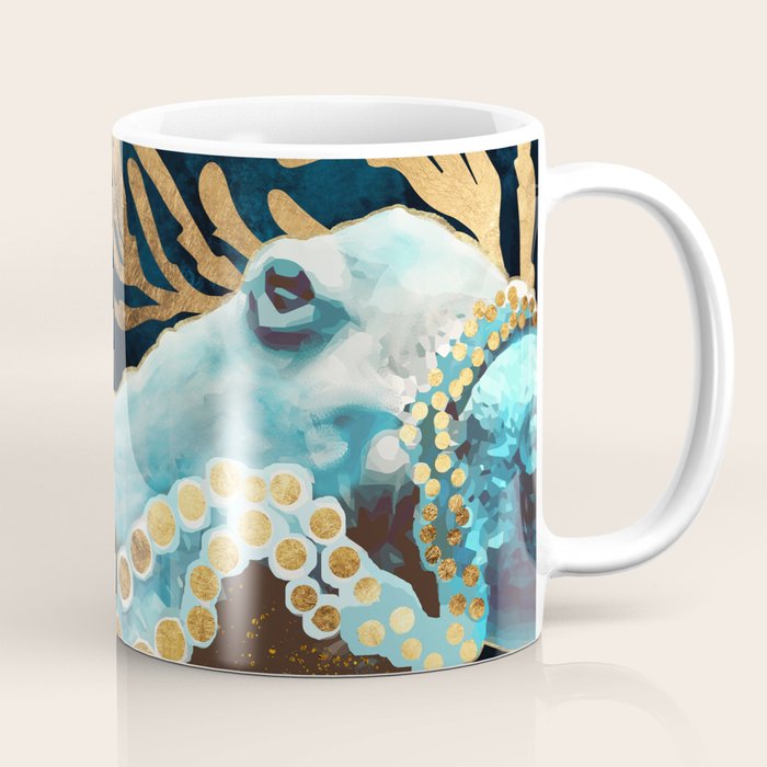 Indigo Octopus Coffee Mug Gallery Image 1