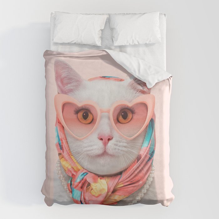 FASHION CAT Duvet Cover Gallery Image 6
