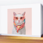 FASHION CAT Wall Mural Gallery Image 2