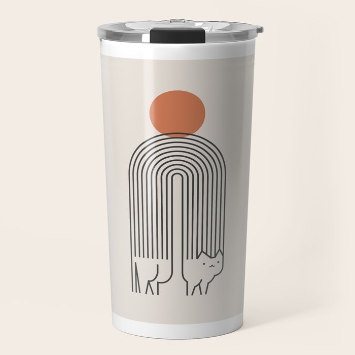 Cat Landscape 94 Travel Mug Gallery Image 1