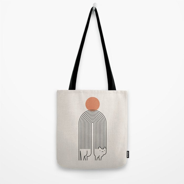 Cat Landscape 94 Tote Bag Gallery Image 2