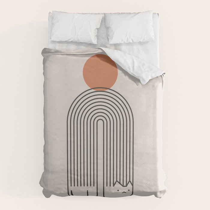 Cat Landscape 94 Duvet Cover Gallery Image 6